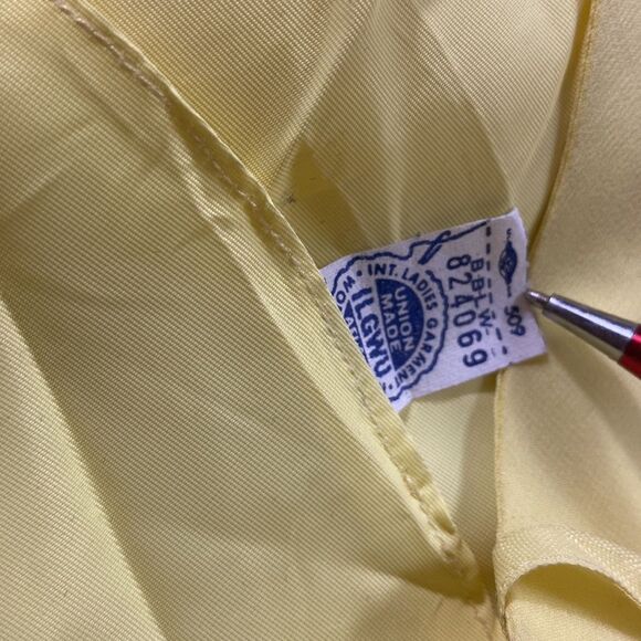 VTG HANDMADE ILGWU SILK WOMEN DRESS SIZE SM NEEDS PROFESSIONAL CLEANING - Picture 12 of 14